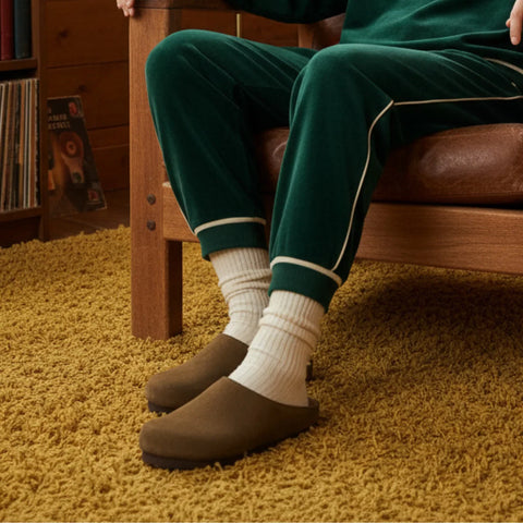 Lute Suede Clogs