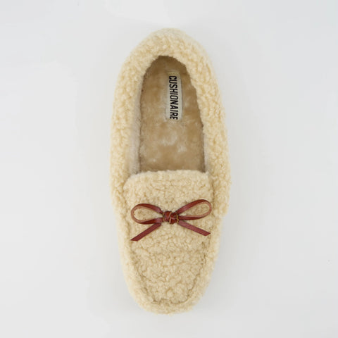 Star Sherpa Moccasin Slippers