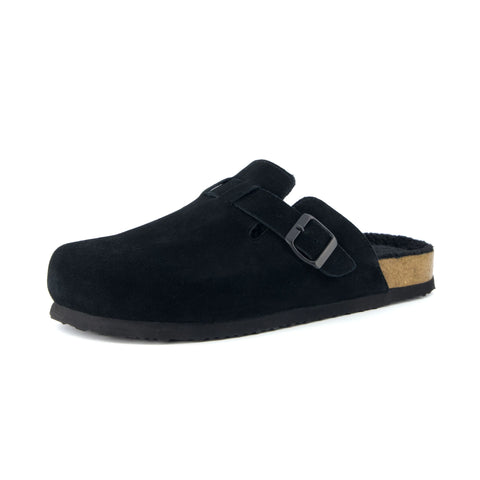 Haze Men's Fur Cork Footbed Clog