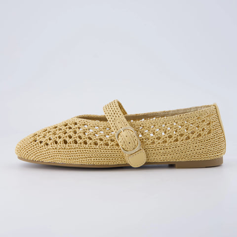 Monet Woven Mary Jane Flats