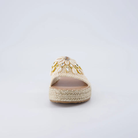 Playa Espadrille Slide Sandals
