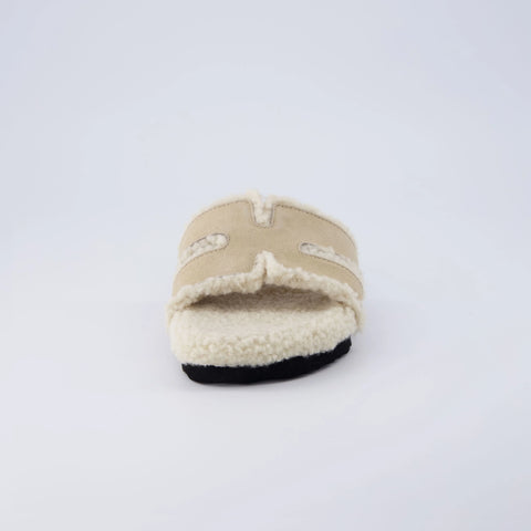 Cuddle Shearling Footbed Sandal