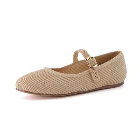 Petal Mary Jane Knit Flat