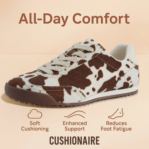 Techno Cow Print Sneakers