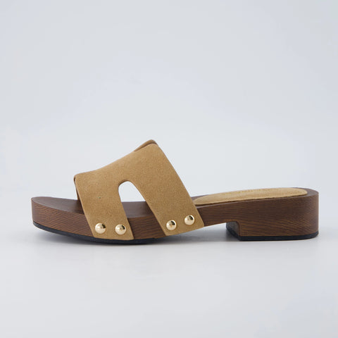 Thai-L Genuine Leather Platform Sandals