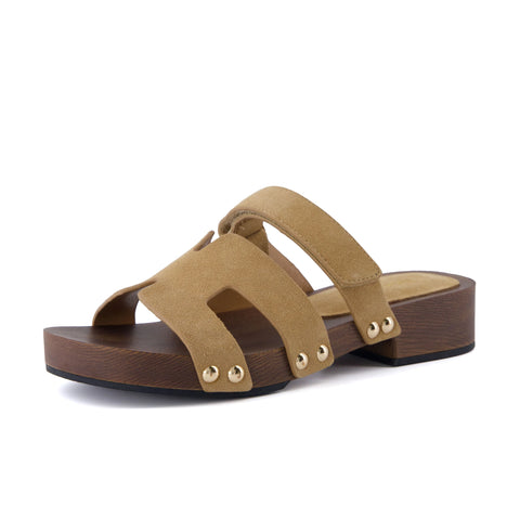 Tokyo Genuine Suede Sandals