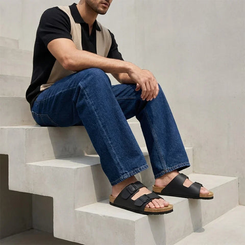 Lane Men's Cork Footbed Sandal