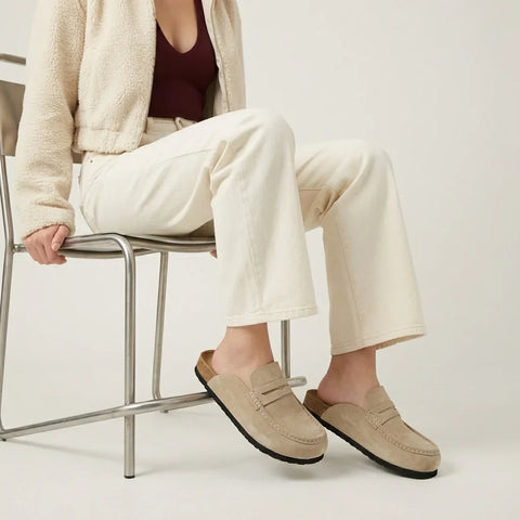 Fondu Leather Clogs