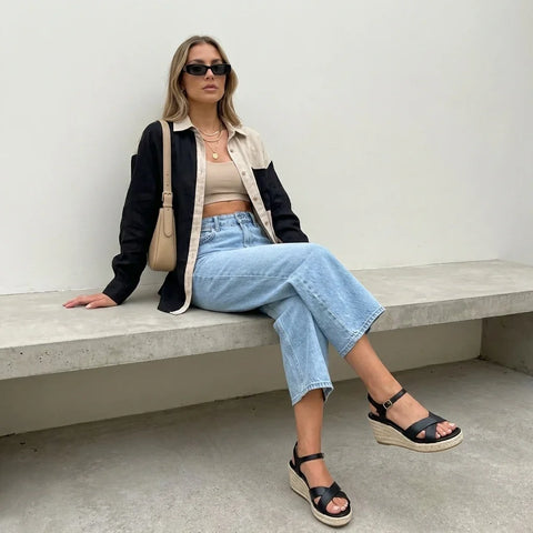 Prego Espadrille Wedge Sandals