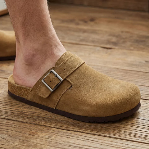 Hugo Genuine Suede Clogs