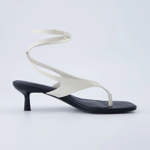 Martini Strappy Kitten Heel Sandal