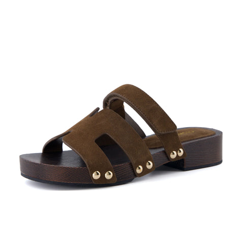 Tokyo Genuine Suede Sandals