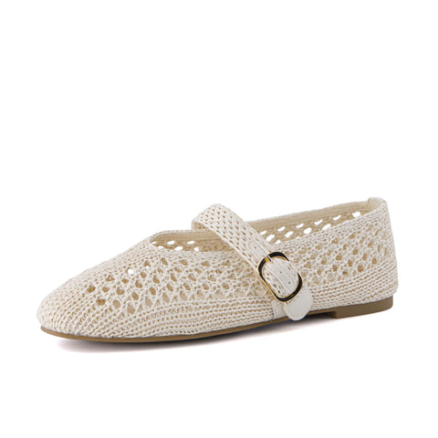 Monet Woven Mary Jane Flats