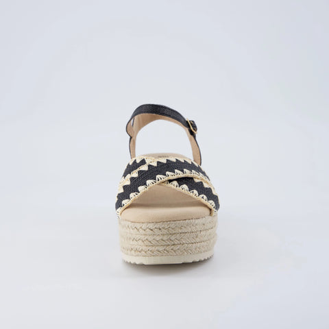 Ola Raffia Platform Sandals